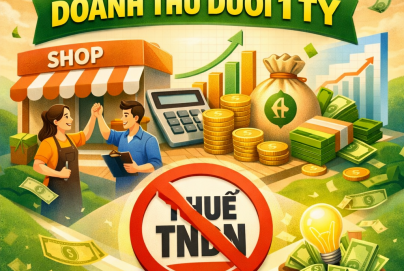 Từ 01/01/2026, Doanh nghiệp có doanh thu cả năm dưới 01 tỷ sẽ được miễn thuế TNDN